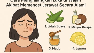 Cara Menghilangkan Luka Di Wajah Akibat Memencet Jerawat Secara Alami