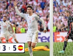 Hasil Pertandingan EURO 2020: Drama 8 Gol, Spanyol Kalahkan Kroasia!