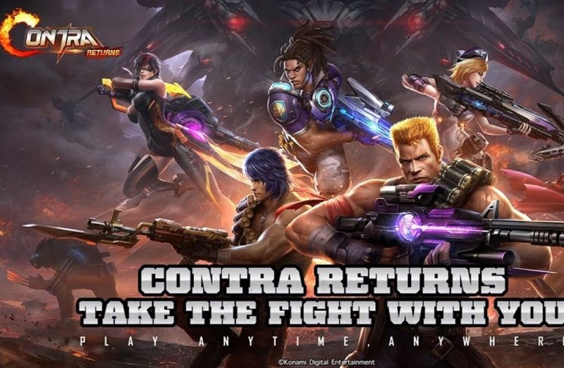 game contra returns akan segera hadir di google playstore dan iOS