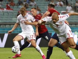 Hasil EURO 2020: Kalahkan Rep. Ceko, Denmark Tantang Inggris di Semifinal