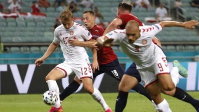 Hasil EURO 2020: Kalahkan Rep. Ceko, Denmark Tantang Inggris di Semifinal