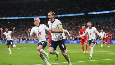 Hasil EURO 2020 Inggris vs Denmark: Main Di Kandang dan Dapat Penalti, Inggris ke Final