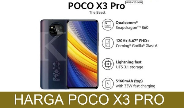 Harga HP Poco X3 Pro