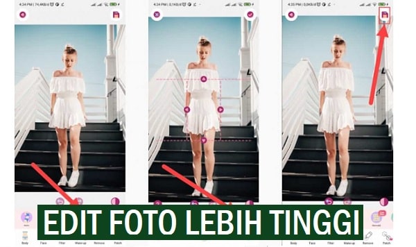 aplikasi edit foto terlihat tinggi