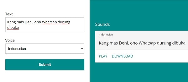 Jawa Text Sound