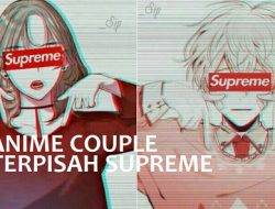 Anime Couple Terpisah Supreme, Bisa Untuk PP WhatsApp