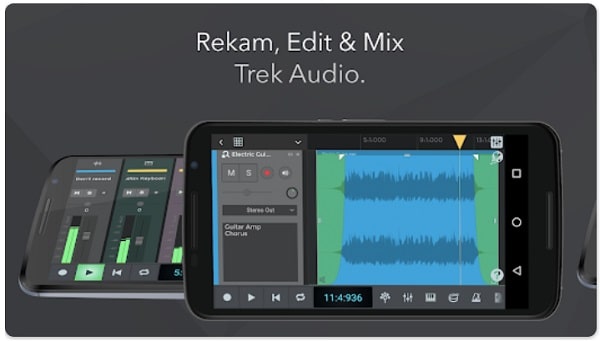 Aplikasi Ntrack untuk rekam suara cover lagu
