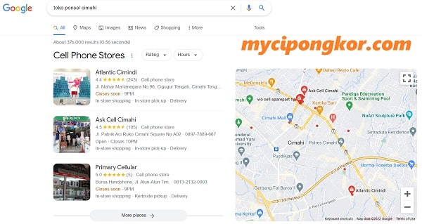 cara daftar google maps untuk lokasi bisnis anda