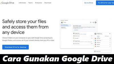 Cara Menggunakan Aplikasi Google Drive di HP dan Komputer