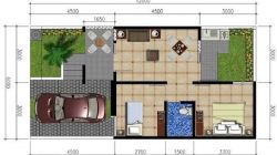denah rumah
