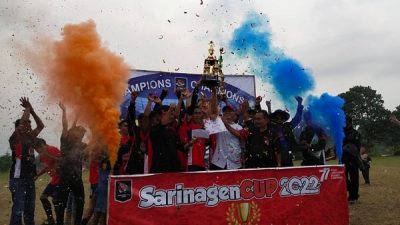Buana FC Juara Sarinagen CUP 2022 Usai Kalahkan Legend di Final