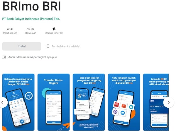 aplikasi BRImo