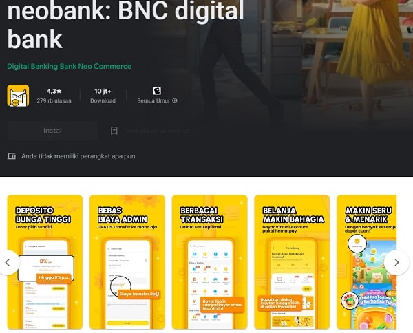 aplikasi neobank