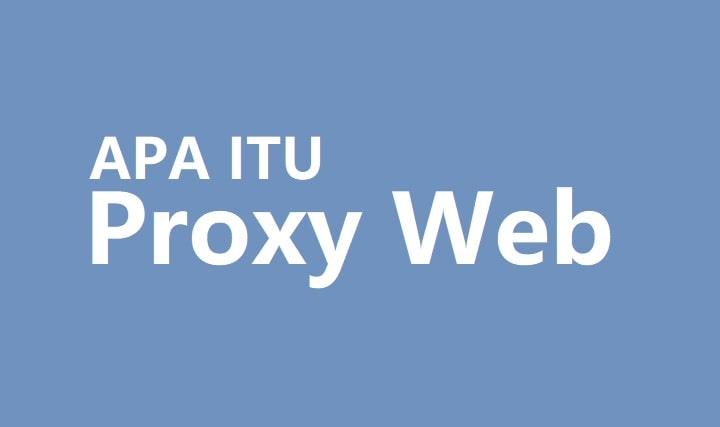 apa itu proxy web