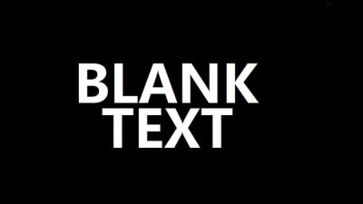 apa itu blank text