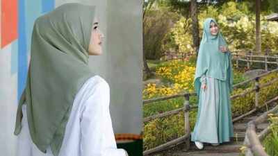 jilbab untuk hijau mint