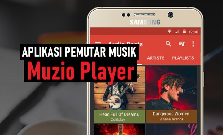 Aplikasi Pemutar Musik Muzio Player