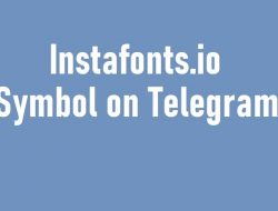 Instafonts Io Symbol on Telegram, Bikin Username Unik