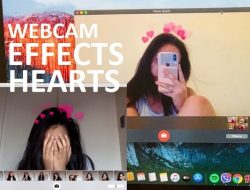 Coba 10 Webcam Effects Hearts, Foto Efek Hati Kekinian
