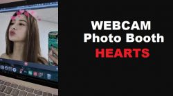 Webcam Photo Booth Hearts