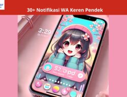 Notifikasi Wa Lucu Pendek Anime