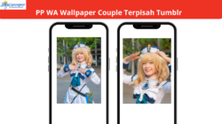 PP WA Wallpaper Couple Terpisah Tumblr