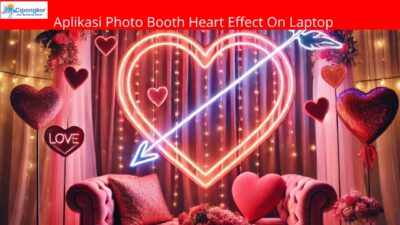 Photo Booth Heart Effect On Laptop