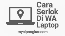 Cara Serlok Di Wa Laptop