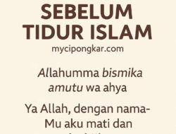 Doa Sebelum Tidur