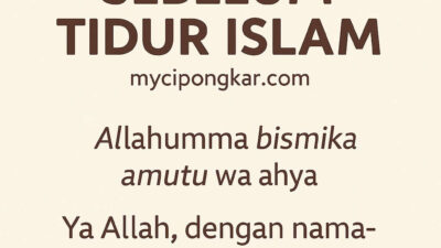 Doa Sebelum Tidur