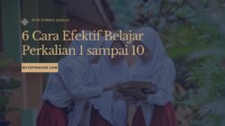 Cara Efektif Belajar Perkalian 1 sampai 10
