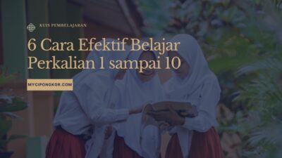 Cara Efektif Belajar Perkalian 1 sampai 10