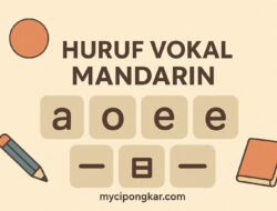 Belajar Huruf Vokal Mandarin dengan Mudah